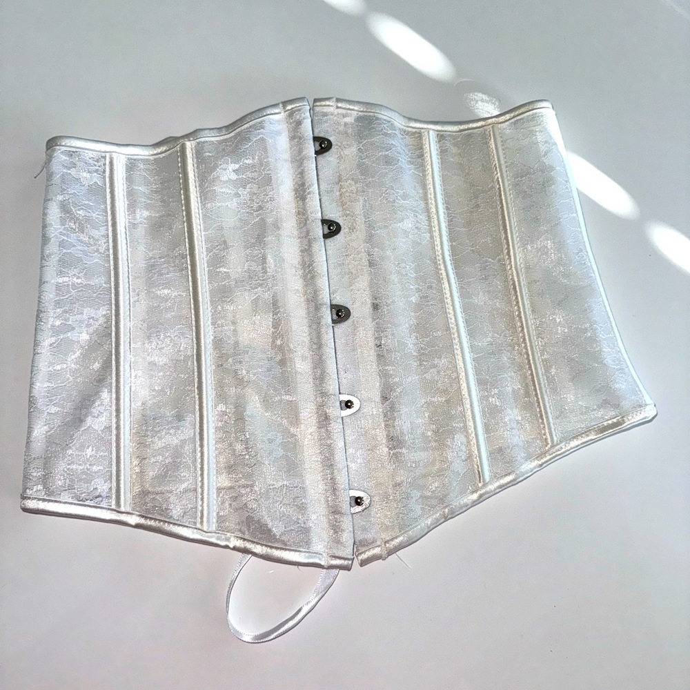 Adorable vintage  mesh corset . 🕊️ 🤍 🤍